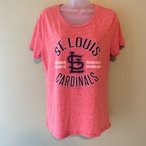 MLB St. Louis Cardinals Graphic Tee Shirt, Size L